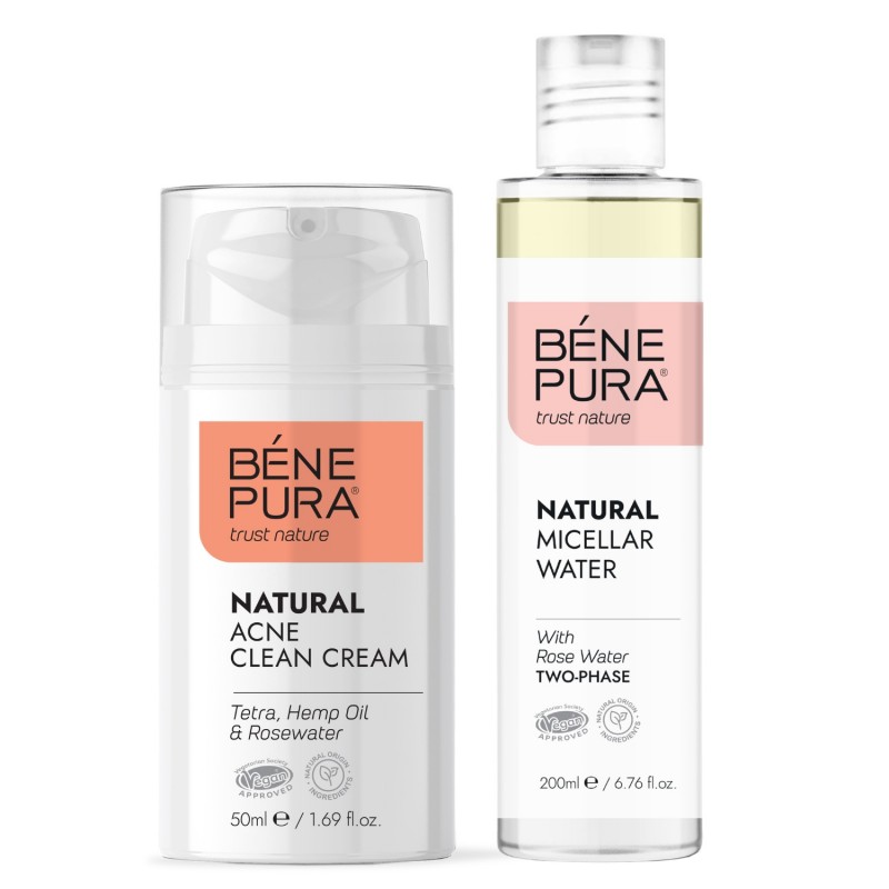 Krém na tvár proti akné a Micelárna voda - GMC
