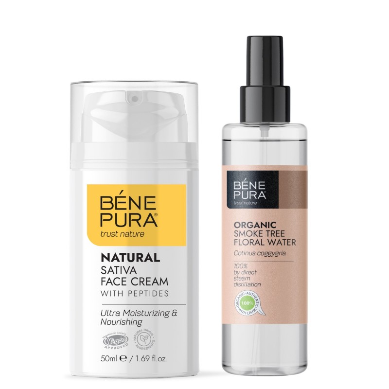 Bio Škumpy vlasatej Kvetová voda a Hydratačný krém na tvár - GMC