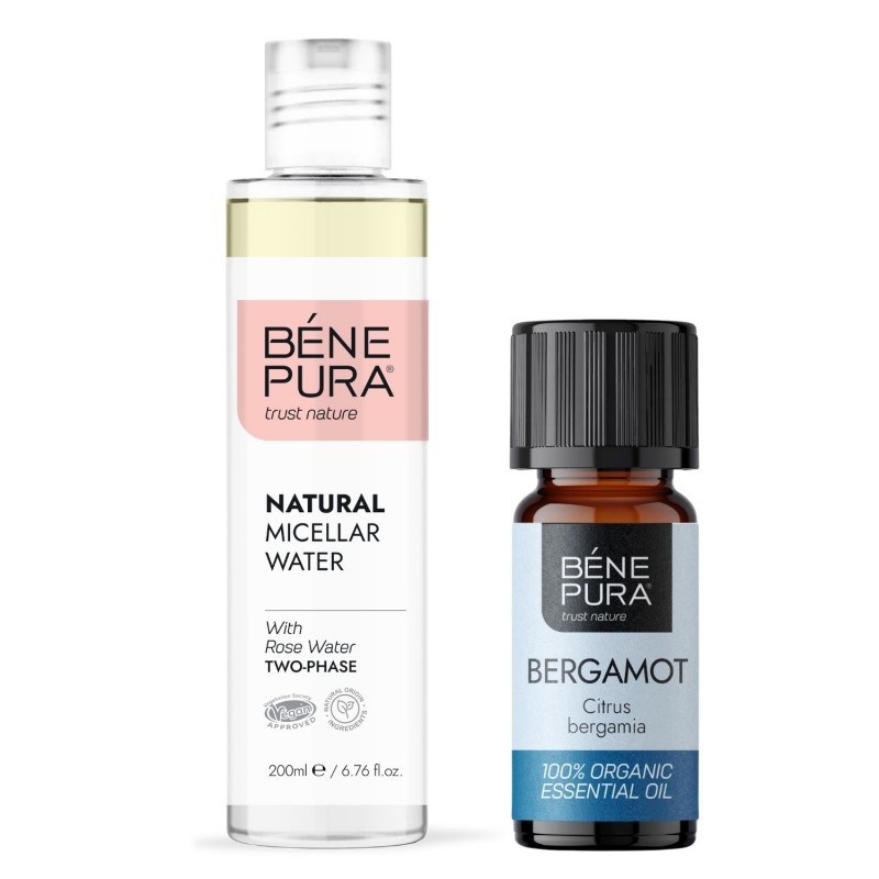 Micelárna voda a Bio Bergamot Esenciálny olej - GMC