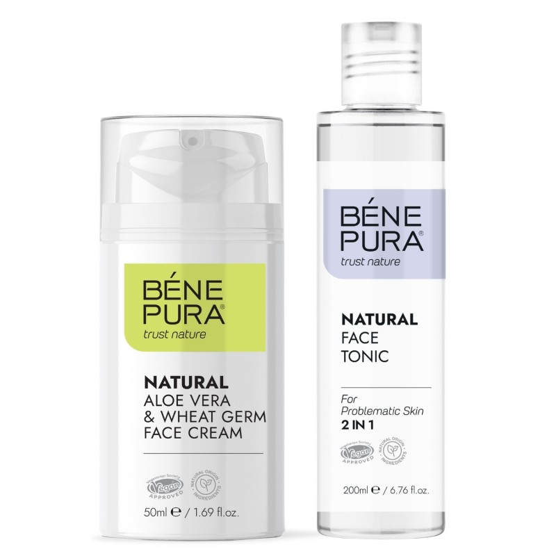 Tonikum na tvár pre problematickú pleť a Aloe Vera krém na tvár - GMC