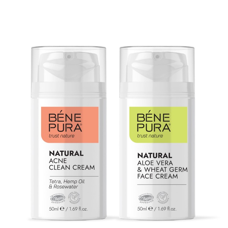 Krém na tvár proti akné a Aloe Vera krém na tvár - GMC