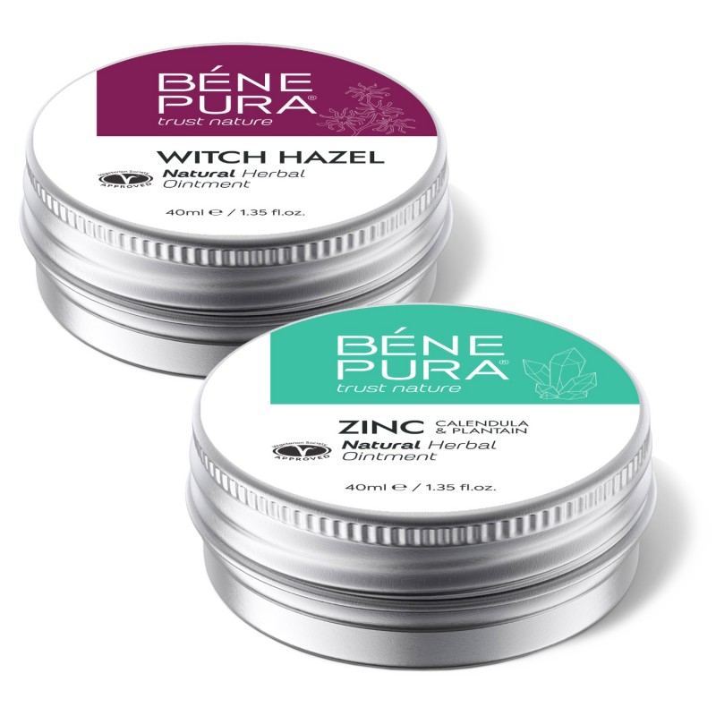 Masť na Hemoroidy s Hamamelom a Masť na Svrbenie Pokožky s Oxidom Zinočnatým - GMC