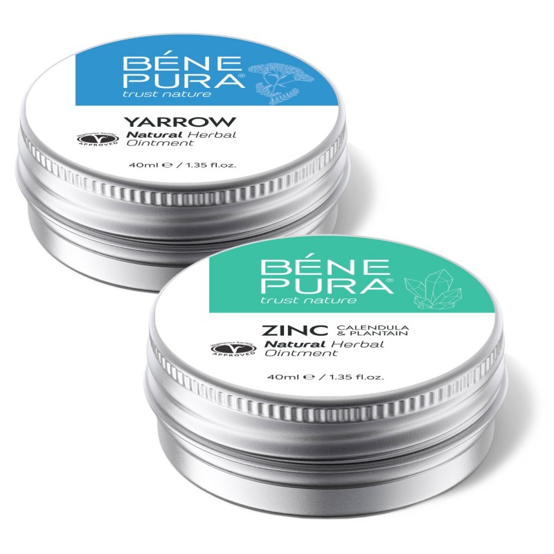 Masť na Hemoroidy s Rebríkom Bielym a Masť na Svrbenie Pokožky s Oxidom Zinočnatým - Porovnanie produktov