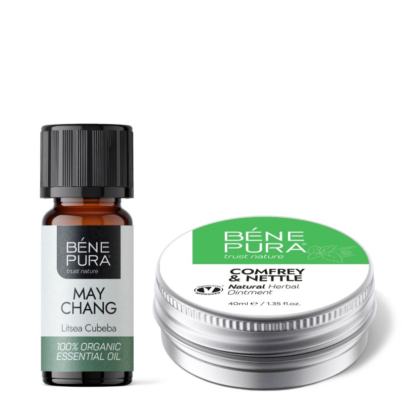 Masť na Kĺby s Kostihojom a Žihľavou a Bio Litsea Cubeba Esenciálny olej - Porovnanie produktov