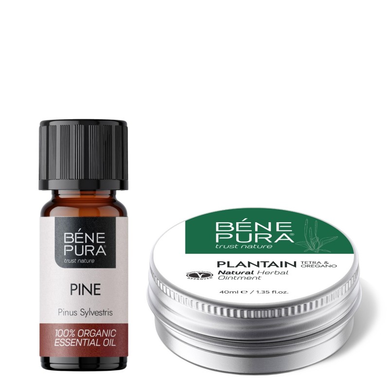 Masť na Svrbenie Pokožky s Plantain a Bio Bielej Borovice Esenciálny olej - GMC