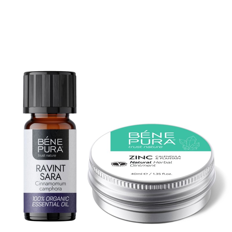 Masť na Svrbenie Pokožky s Oxidom Zinočnatým a Bio Ravintsara Esenciálny olej - GMC