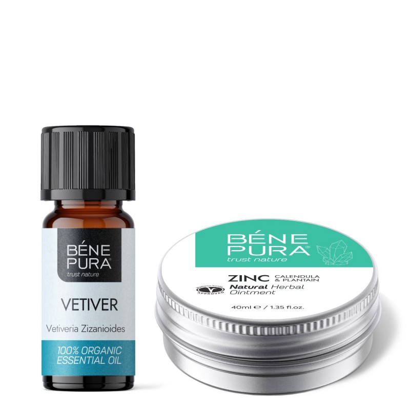 Masť na Svrbenie Pokožky s Oxidom Zinočnatým a Bio Vetiver Esenciálny olej - GMC