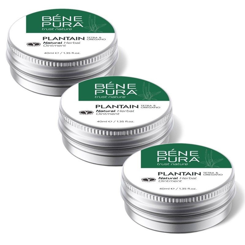 3x Masť na Svrbenie Pokožky s Plantain - 40ml - Sets
