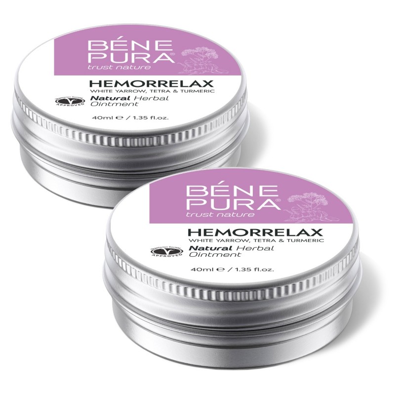 2x Masť na Hemoroidy s Rebríkom Bielym, Tetrou a Kurkumou - 40ml - Sets