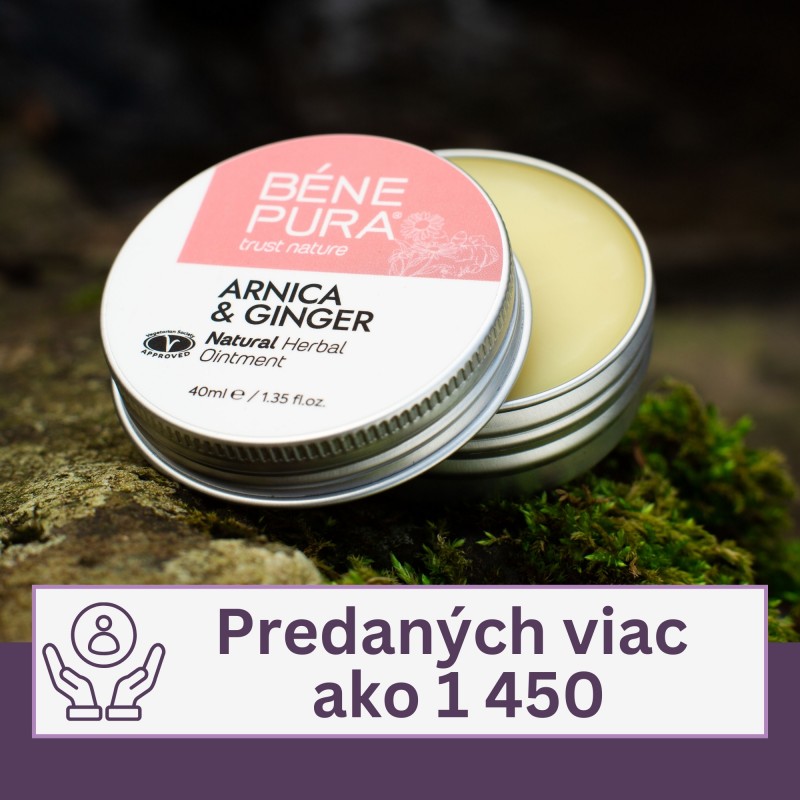 Masť na Modriny a Opuchy s Arnika a Zázvorom - 40ml