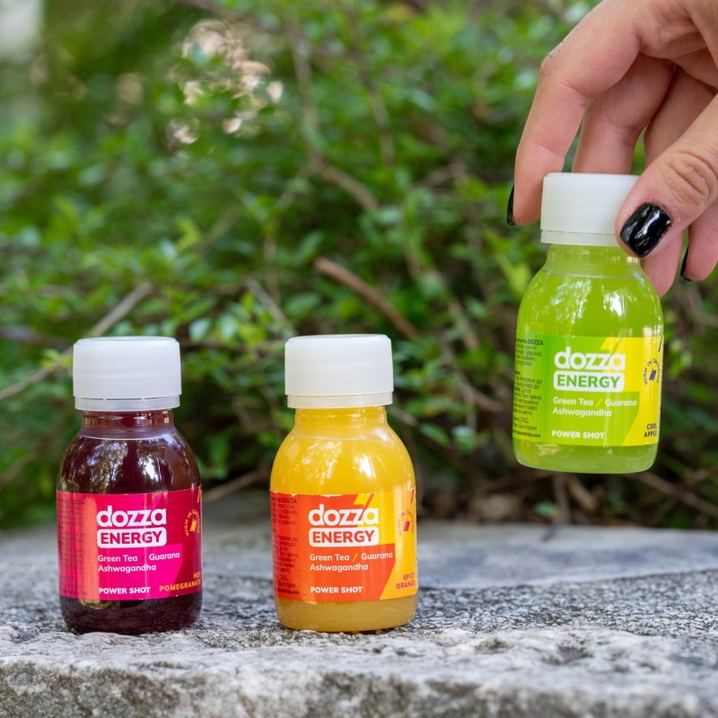 6x Pack DOZZA Energy Cool Apple Energy shot - 60ml - Benepura.sk 6x Pack DOZZA Energy Cool Apple Energy shot - 60ml