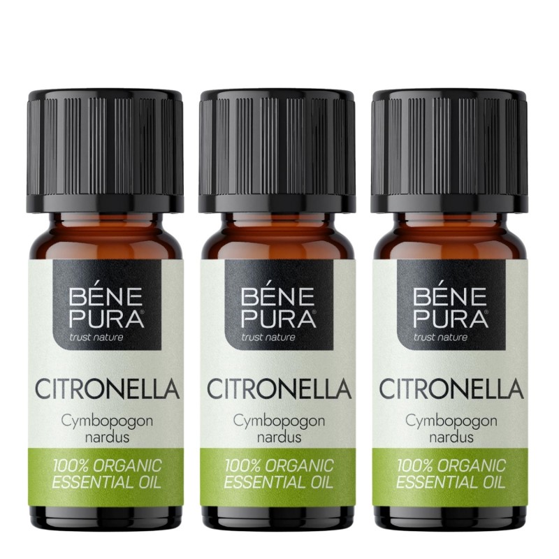 3x Bio Citronella Esenciálny olej - 10ml - Porovnanie produktov