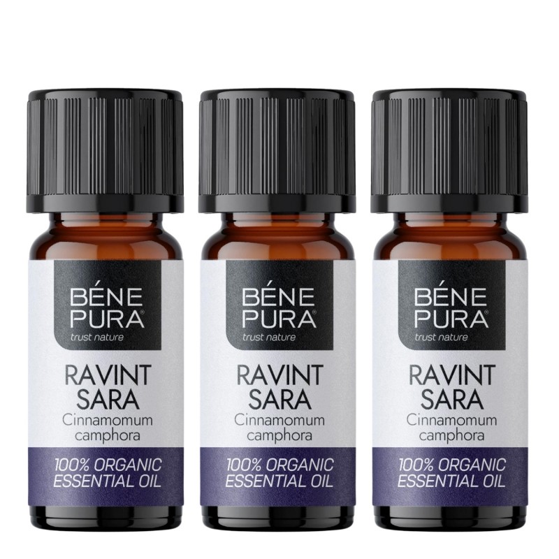 3x Bio Ravintsara Esenciálny olej - 5ml - Esenciálne oleje