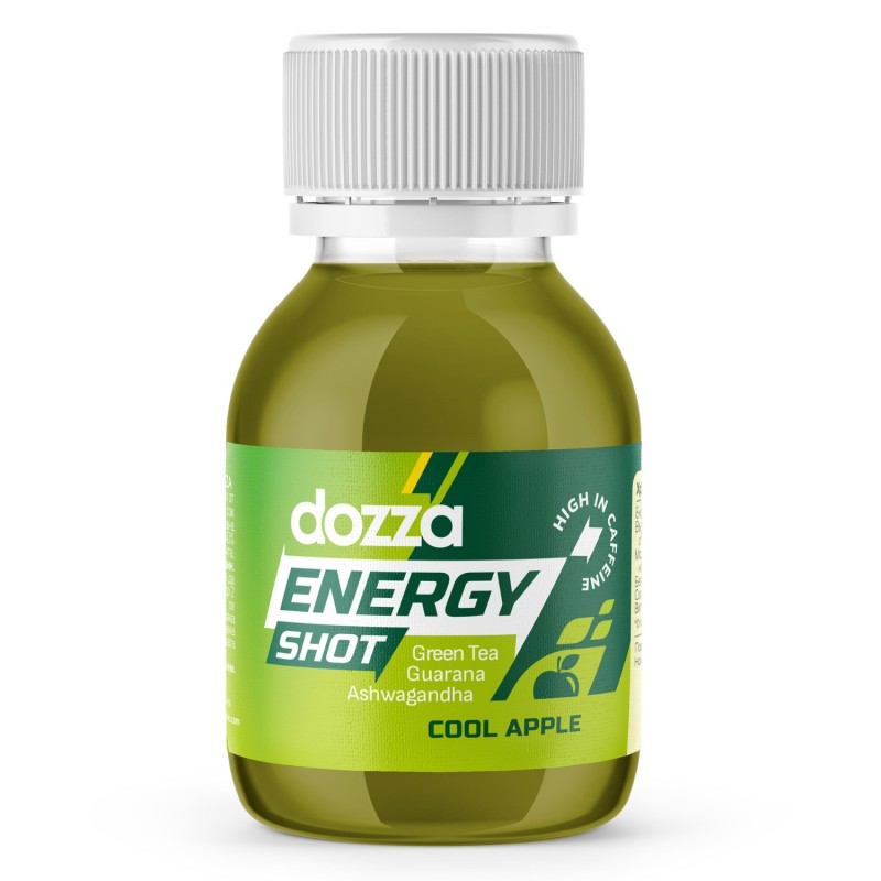 DOZZA Energy Cool Apple Energy shot - 60ml - Energetické nápoje