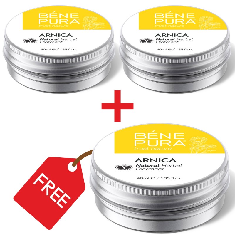 3x Masť na Modriny a Opuchy s Arnika - 40ml - Sets