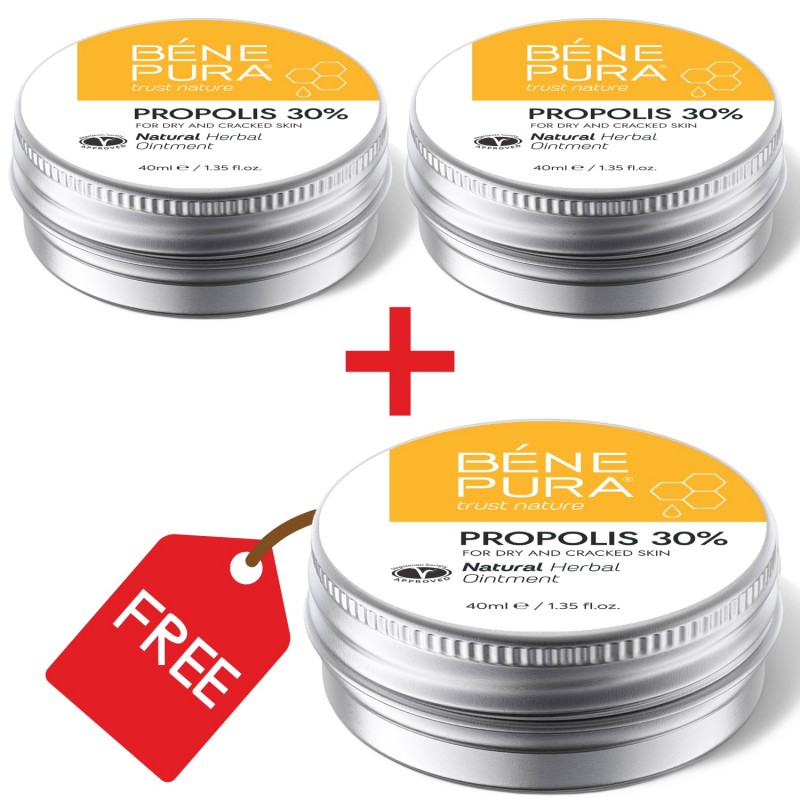 3x Masť na Svrbenie Pokožky s 30% Propolisom - 40ml - Sets
