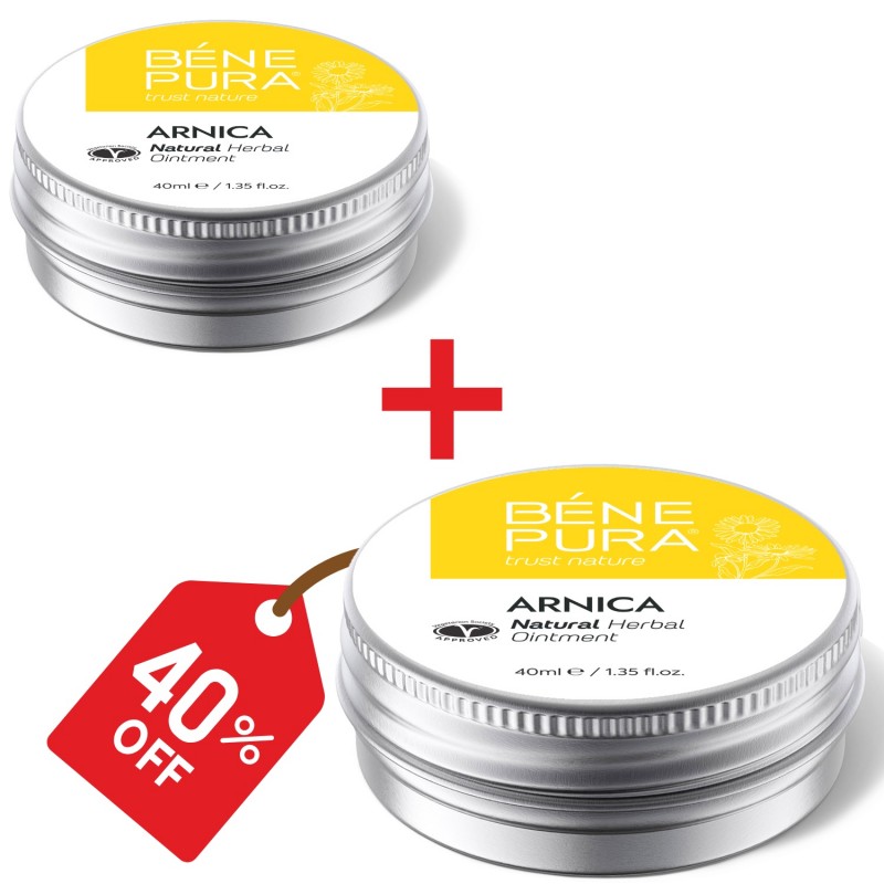 2x Masť na Modriny a Opuchy s Arnika - 40ml - Sets