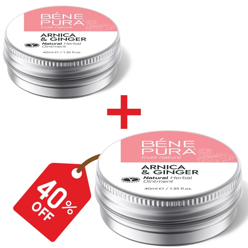 2x Masť na Modriny a Opuchy s Arnika a Zázvorom - 40ml - Sets