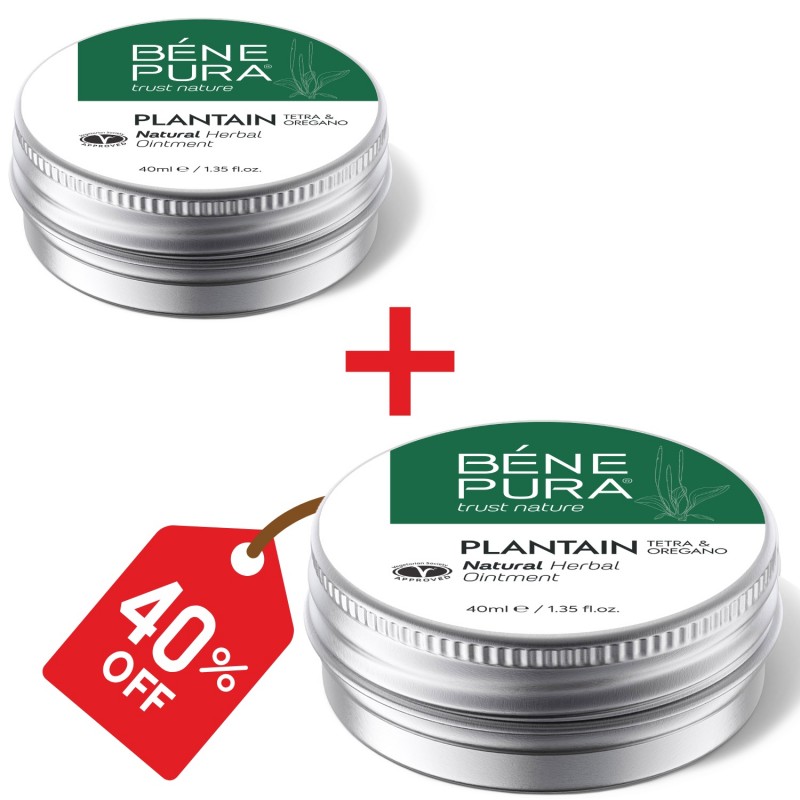 2x Masť na Svrbenie Pokožky s Plantain - 40ml - Sets