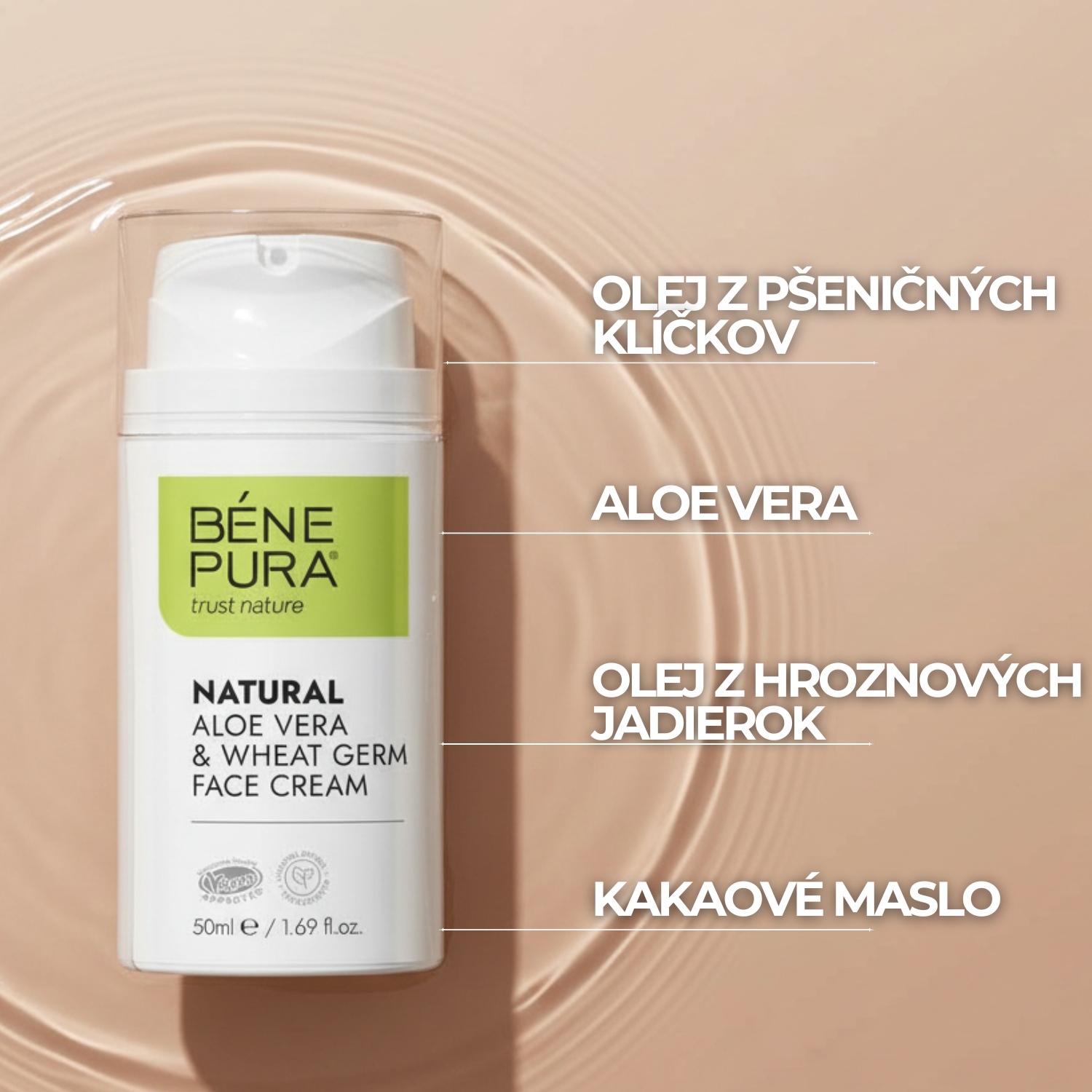 Aloe Vera krém na tvár - 50ml